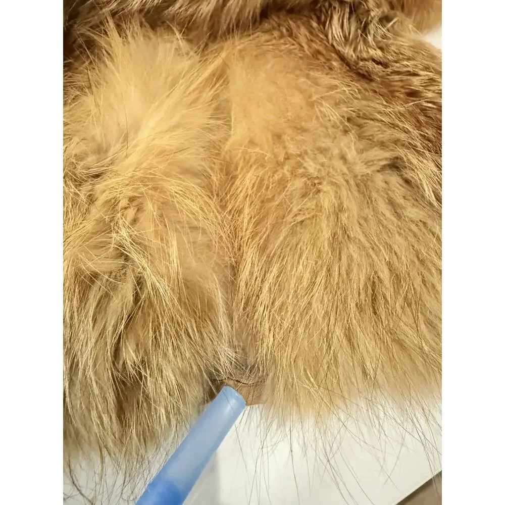 Saks Fifth Avenue Golden Fur Jacket - Picture 16 of 16
